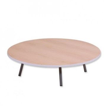 Ecowood Katlanır Ayaklı Yuvarlak 90 cm Yer Sofrası
