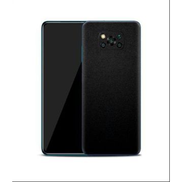 Ecr Mobile Poco X3 NFC Mat Siyah Arka Kaplama