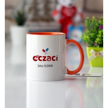 Eczacı Turuncu Kupa Bardak