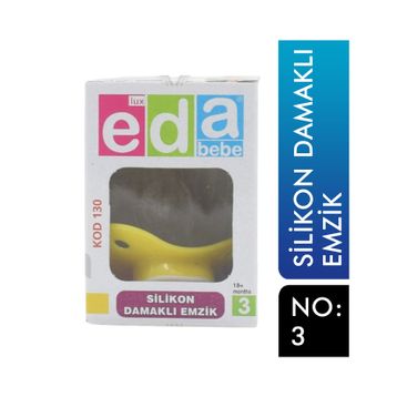 Eda Baby No 3 Silikon Damaklı Emzik