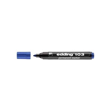 Edding 103 Mavi Yuvarlak Uç Permanent Marker