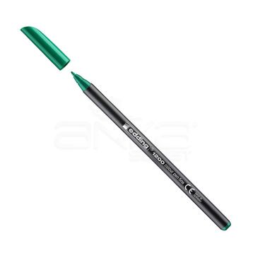 Edding 1200 004 Yeşil İnce Uçlu 1 mm Keçeli Kalem