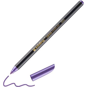 Edding 1200 Metalik Mor Keçeli Kalem