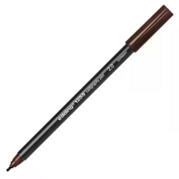 Edding 1255 Kesik Uçlu 2 mm Kahverengi Kaligrafi Kalemi