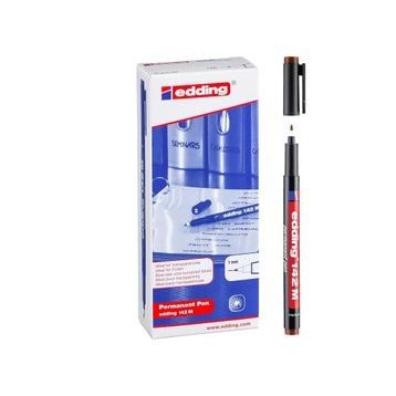Edding 142 M Kahverengi 10'lu Asetat Kalemi