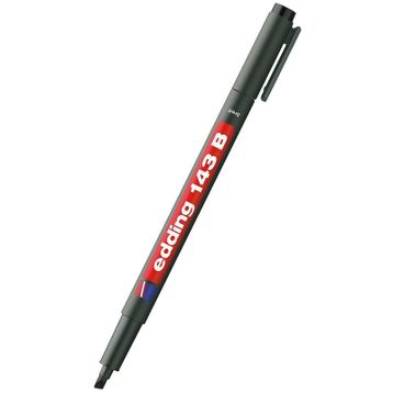 Edding 143B 1.3 mm Siyah Asetat Kalemi