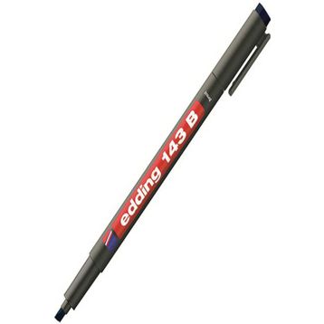 Edding 143B 1.3 mm Siyah Asetat Kalemi