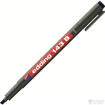 Edding 143B 1.3 mm Siyah Asetat Kalemi
