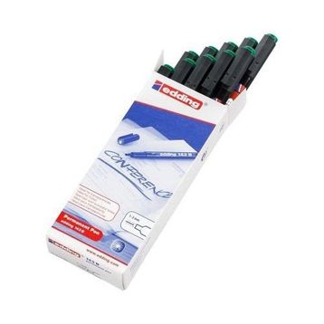Edding 143B Yeşil 10'lu Asetat Kalemi
