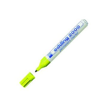 Edding 2000 C Permanent Yuvarlak Uç 1.5-3 mm Sarı Markör