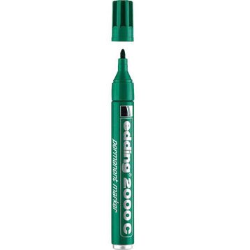 Edding 2000 C Permanent Yuvarlak Uç 1.5-3 mm Yeşil Markör