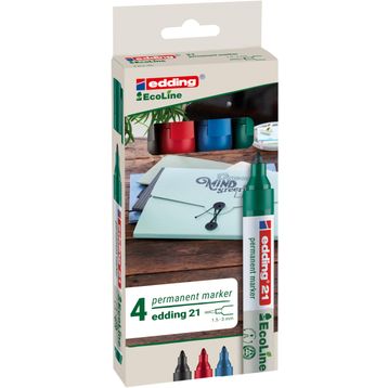 Edding 21 Ecoline Permanent Renkli Markör Kalem