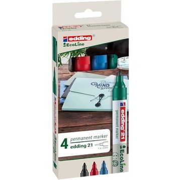 Edding 21 Ecoline Permanent Renkli Markör Kalem
