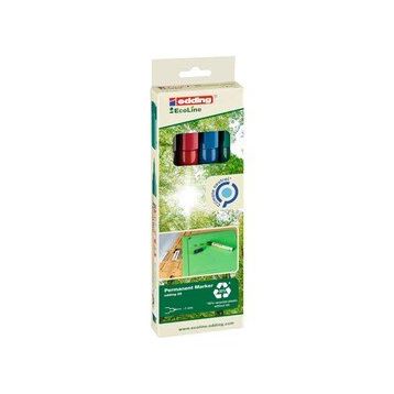 Edding 25 Ecoline 4 Renk Doldurulabilir Permanent Marker