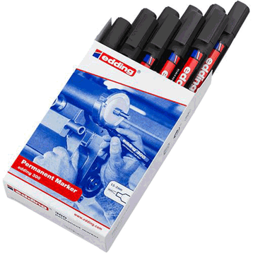 Edding 300 Siyah 10'lu Marker Kalem
