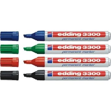 Edding 3300 1-5 mm Kesik Uçlu Permanent Markör Kalemi