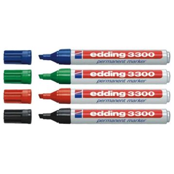 Edding 3300 1-5 mm Kesik Uçlu Permanent Markör Kalemi