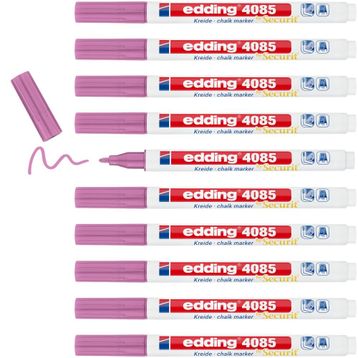 Edding 4085 079 Metalik Pembe 10'lu Likit Tebeşir Kalemi