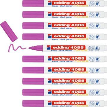 Edding 4085 079 Metalik Pembe 10'lu Likit Tebeşir Kalemi