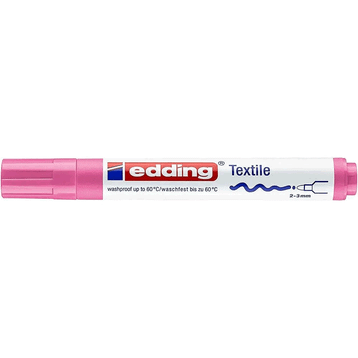 Edding 4500 Pembe Textile Kalemi