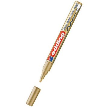 Edding 751 1 2 mm Yuvarlak Uç Altın Boya Dekorasyon Markörü