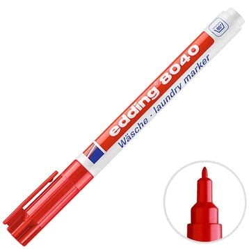 Edding 8040 Kırmızı Tekstil Kalemi