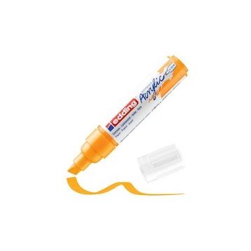 Edding 906 5000 Akrilik 5-10 mm Kesik Uç Güneş Sarısı Markör Kalem