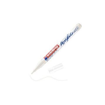 Edding 922 5300 Akrilik 1-2 MM Yuvarlak Uç Beyaz Markör Kalem