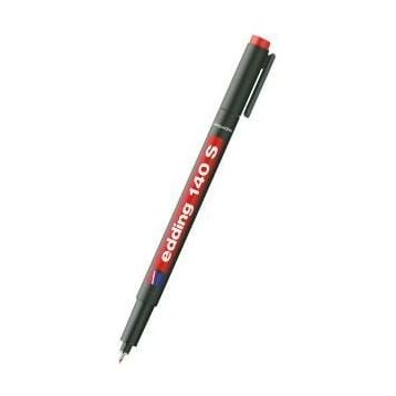 Edding E-140S Kırmızı Asetat Kalemi