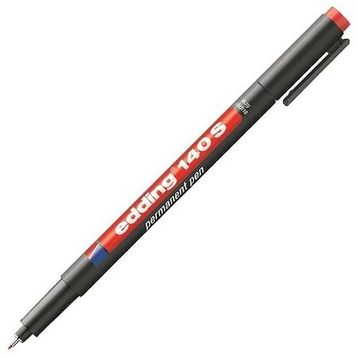 Edding E-140S Kırmızı Asetat Kalemi