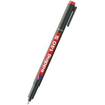 Edding E-140S Kırmızı Asetat Kalemi