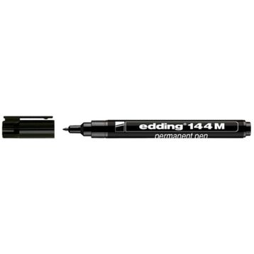Edding E-144M 10'lu Siyah Asetat Kalemi