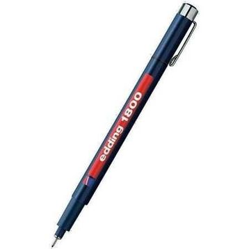 Edding E-1800 0.1mm Siyah Teknik Çizim Kalemi