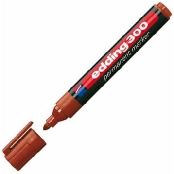 Edding E-300 Permanent Kahverengi Markör Kalem