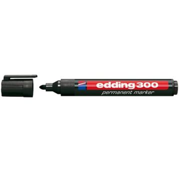 Edding E 300 Siyah Permanent Markör Çizim Kalemi
