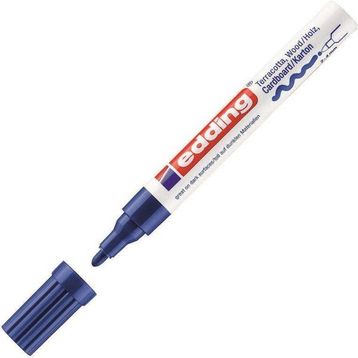 Edding E-4040 Mavi Dekorasyon Marker Fosforlu Kalemler