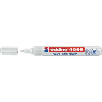 Edding E-4095 Beyaz Likit Tebeşir Kalemi