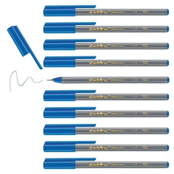 Edding E-55 Fineliner Açık Mavi Keçe Uçlu Kalem