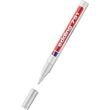 Edding E-751 Beyaz Boya Dekor Markör Kalemi