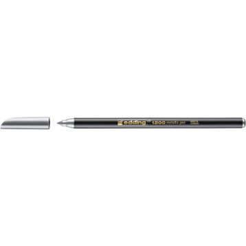 Edding E1200 Gümüş Metalik Grafik Kalemi