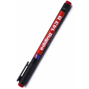 Edding ED-14302 Kırmızı Asetat Kalemi