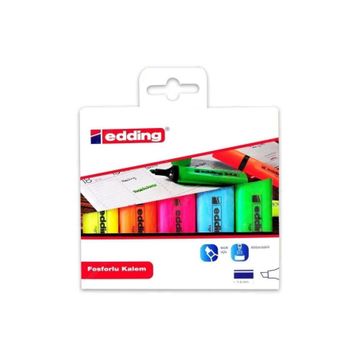 Edding Fosforlu Kalem Karışık 5 Li 40 Paket