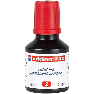 Edding Kırmızı 2x30 ML Tahta Kalemi Mürekkebi