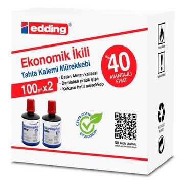 Edding Legamaster Kırmızı 2x100 ML Mürekkep