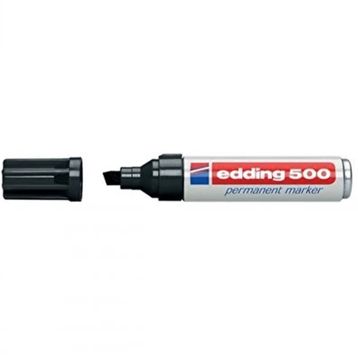 Edding Permanent 2.7 mm Siyah Kesik Uçlu Markör