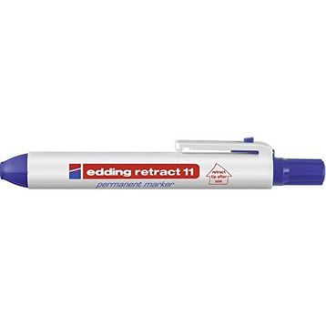 Edding Retract 11 Permanent Mavi Markör Kalem