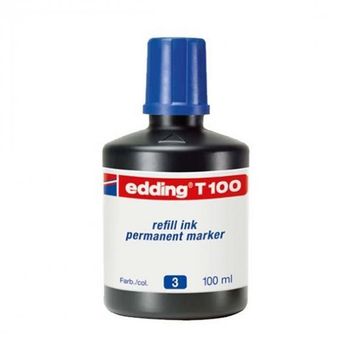 Edding T100 100 ml Mavi Permanent Mürekkep