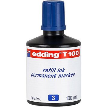 Edding T100 100 ml Mavi Permanent Mürekkep