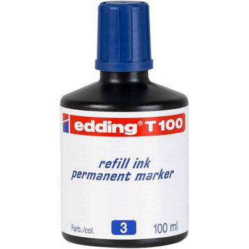 Edding T100 100 ml Mavi Permanent Mürekkep