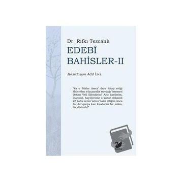 Edebi Bahisler - Rıfkı Tezcanlı